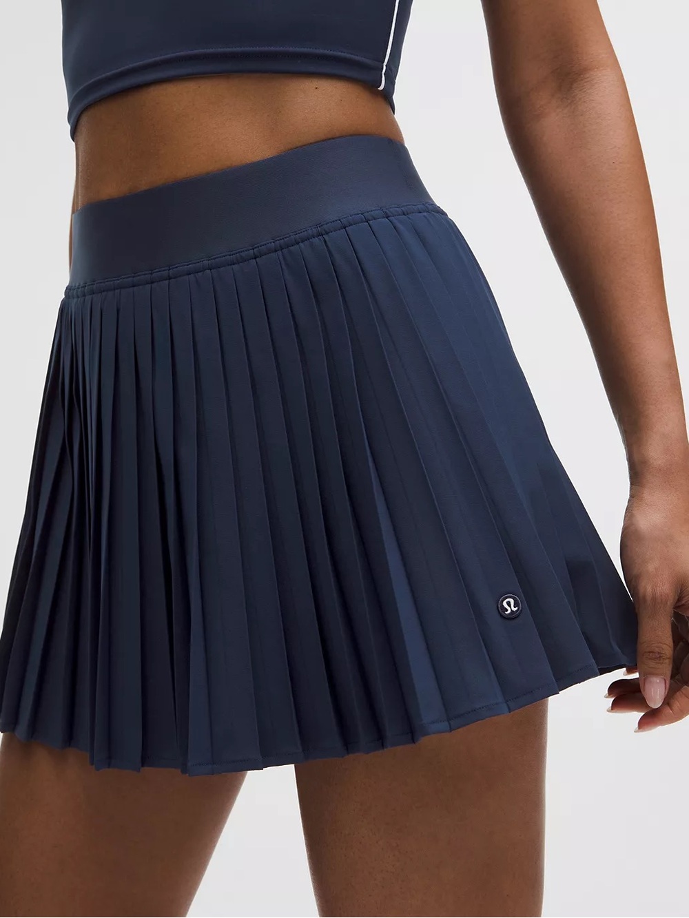 NWT lululemon Knife-Pleat High-Rise Tennis Skirt Club Blue S